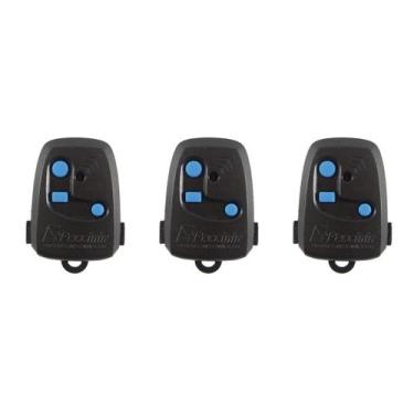 Imagem de Kit 03 Controles 3C tx Portão Eletrônico Peccinin Nice Preto - Pecccin