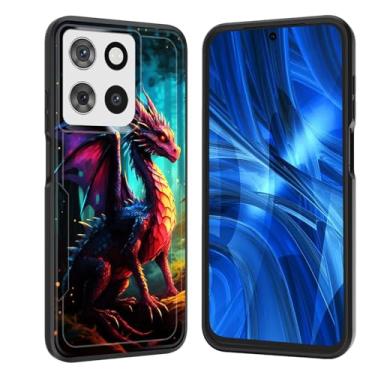 Imagem de JHYYTUJTYP Capa para Moto G Power 5G 2025, [Teste de queda de grau militar] Capa protetora resistente à prova de choque resistente para Motorola Moto G Power 5G 2025 de 6,8 polegadas, dragão da