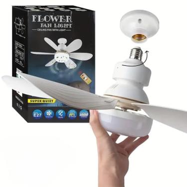 Imagem de Ventilador de Teto LED Moderno com Luz e Controle Remoto, Operação Silenciosa 85V-265V, Ideal para Casa, Quarto, Sala de Estar, Cozinha, Varanda, Bares, Restaurantes e Decoração de Hotel
