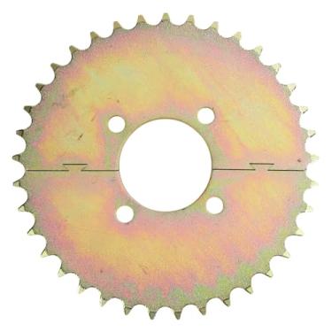 Imagem de 530 58mm 37t Cabas de rodas gipsterizáveis ​​para ATV Go Karts 530 Peças de modificação da corrente Chave de corrente 4 orifícios 37t SPROCKLEGH CHINE