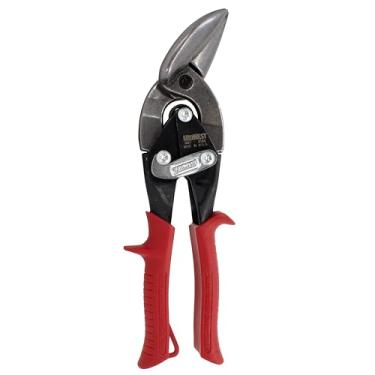 Imagem de Cortador de Aviação Midwest Tool and Cutlery - Tesoura de corte de estanho deslocada com lâmina forjada e aderência confortável KUSH'N-POWER - MWT-6510L