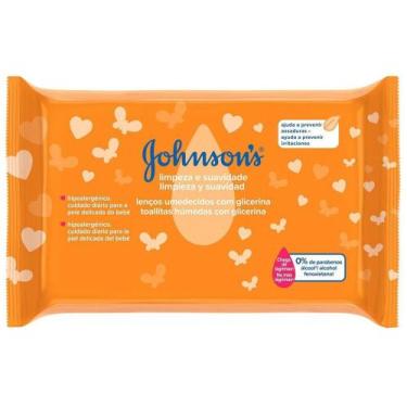 Imagem de Lenço Umedecido Johnsons Baby - Limpeza e Suavidade 44 Unidades - John