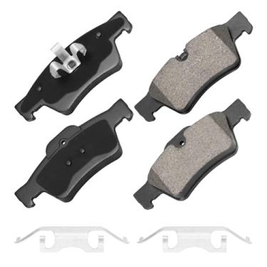 Imagem de SUPLABEL Pastilhas de freio a disco de cerâmica traseiras HZ1122 aptas para Mercedes-Benz ML350 GL450 R350 GL550 G63 AMG ML500 ML320 GL350 ML550 G65 ML450 GL320 R500 R320 G55 ML63