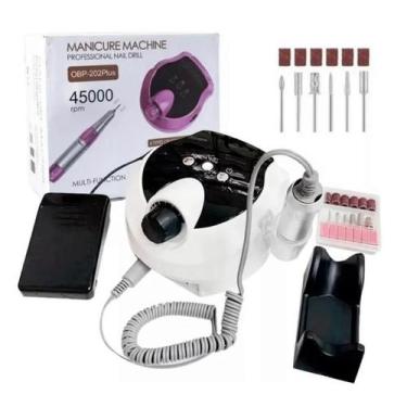 Imagem de Super Motor Digital Unhas 45.000 Rpm Nail Bivolt Porquinho - Sweet Hom