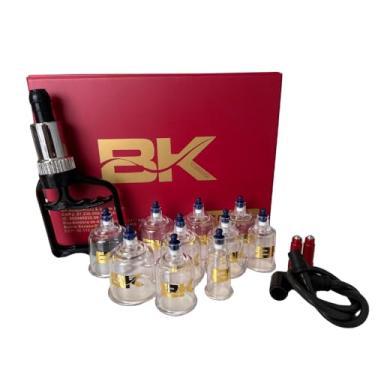 Imagem de Kit Ventosaterapia Bk 10 copos com Aplicador de Sucção e Maleta de Transporte