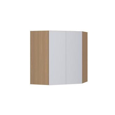 Imagem de Armário Aéreo Canto Diagonal 74cm 2 Portas Slim Luciane Móveis