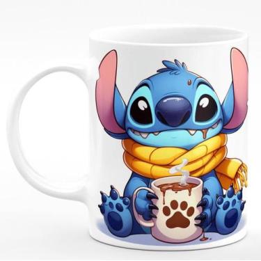 Imagem de Caneca de Porcelana Stitch 325ml Drooling (Lilo &amp Stitch) - PRMUG