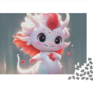 Imagem de Quebra-cabeça dragão bebê adultos divertido 1000 peças bonito desenho animado educação jogo decoração brinquedo alívio estresse brinquedo jogo intelectual relaxamento e inteligência 1000 peças (75 x