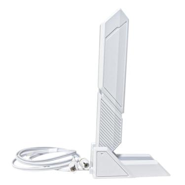 Imagem de Antena branca WiFi 6E WiFi 7 Base Magnética Nova Interface para ASUS Wi-Fi 7 Gaming Placa-mãe PC Desktop Computer Motherboards Antenas