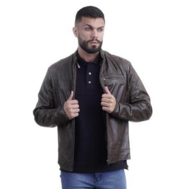 Imagem de JAQUETA MASCULINA COURO TEXAS FARM - PM120PM - MARROM-Masculino