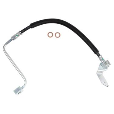 Imagem de TRQ Lado do motorista da mangueira do freio traseiro esquerdo compatível com Dodge Charger 2013-2016