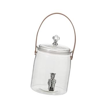 Imagem de IEUDNS Dispensador de bebidas para geladeira, de bebidas equipada, jarra de água fria portátil, chaleira fria para acampamentos, festas em casa, 2l