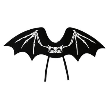 Imagem de UGPLM Asa de morcego decorativa de Halloween, presente, fantasia de Halloween, acessório para brincadeira de faz de conta, Grande