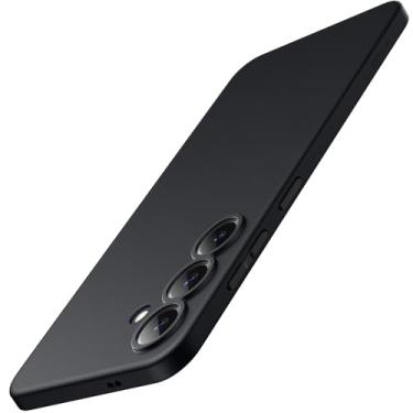 Imagem de JETech Capa Fina para Samsung Galaxy S25 5G com Lente de Câmera Proteção Total, Case Ultrafina Leve Acabamento Fosco, Capinha de Protetora Minimalista para Telefone (Preto)