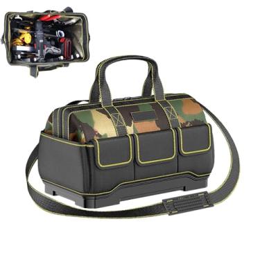 Imagem de Bolsa de Ferramentas Resistente | Organizador Portátil com Bolso para Ferramentas,Bolsa De Cinto Expansível Com Múltiplos Compartimentos Para Organização Trabalho Viagem Carpinteiro