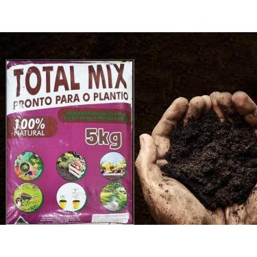 Imagem de Substrato Orgânico Total Mix 5kg – Ideal para Hortas, Gramados e Plantas em Geral