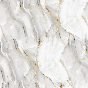 Imagem de Papel De Parede Adesivo Banheiro Azuleijo Dourado 3m