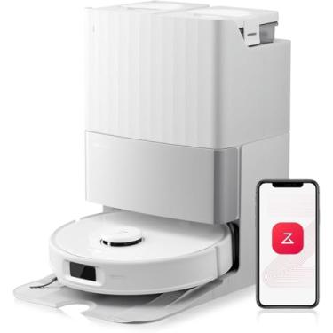 Imagem de Qrevo Edge S5A Aspirador Roborock Esfregona Robô,17.000pa,Escova Principal Duodivide,Escova Lateral Flexiarm, Lavagem Da Esfregona Com áGua Quente Auto-Limpeza,Secagem Com Ar Quente,Auto-Esvaziamento