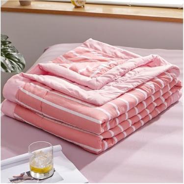 Imagem de Colcha Queen Size Para Todas As Estações Macia Acolchoada Edredom Alternativo Edredom Reversível, Cobertor Reversível Quente E Fofo De Verão Para O Verão, C, 150x200cm