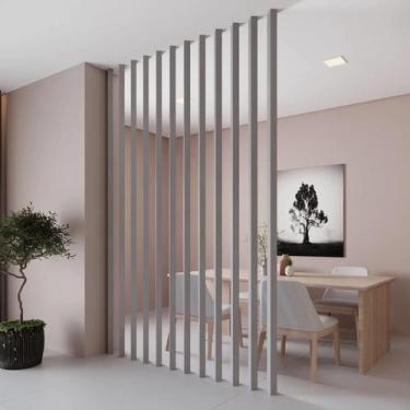 Imagem de Divisória Leve Decorativa Wpc 10cm X 3,5cm X 270cm 1unidade Formaco De