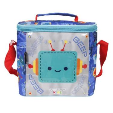 Imagem de Lancheira Infantil Menino Soft Robots Robôs Beep Beep - Container Kids