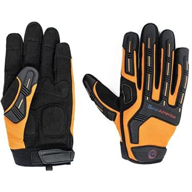 Imagem de GA GEARAMERICA Luvas De Recuperação Para Uso Off-Road Médio, Guincho, Amarração E Reboque, Segurança Reforçada, Aderência Durável