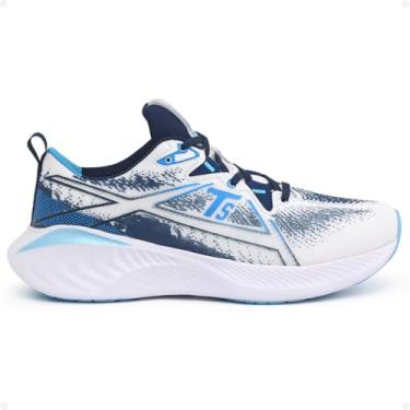 Imagem de Tênis Esportivo Masculino Feminino Para Corrida Caminha Academia Leve e Confortável T-cumulus (Branco, BR, Adulto, Numérico, 42)