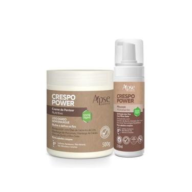 Imagem de Kit apice crespo power creme de pentear 500g e mousse 210ml - ÁPICE 