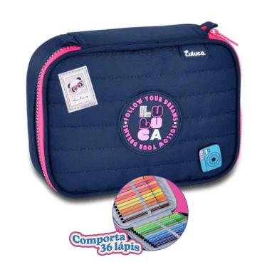 Imagem de Estojo Box Luluca Escola  Estojo Grande Feminino