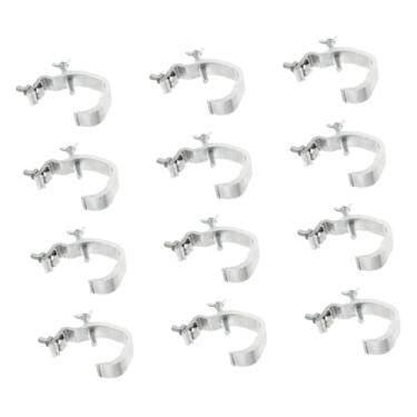 Imagem de 12Pcs Heavy Duty Aluminum Lighting Clamps for Stage and Wedding Setup Reliable Truss Hooks for Moving Head Lights Versatile Use for Parties and Performances Safety Tested Design