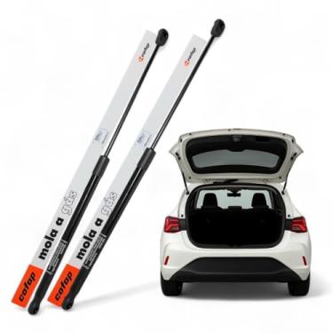 Imagem de Par Amortecedor Porta-Malas Compatível com Onix Hatch 2020 a 2025 MGC16751 – Mola a Gás Original para Tampa Traseira