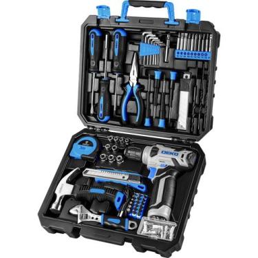 Imagem de Conjunto de ferramentas DEKOPRO Drill 8V sem fio com 126 peças para ca