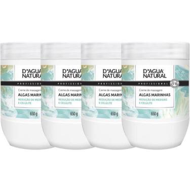 Imagem de 4 Creme Anticelulite Algas Marinhas 650G Dagua Natural - D'Água Natura