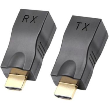 Imagem de Adaptador Extensor HDMI RJ45 1 VIA 30M - F&L