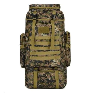 Imagem de Mochila Tática Lorben Camuflada Verde Militar Trilha Camping Trekking 