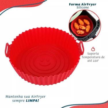 Imagem de Forma Cesto Assadeira Airfryer Forno Silicone Reutilizável - Dolce Hom