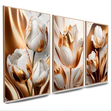 Imagem de Kit de Quadros Decorativos para Sala e Quarto - Quadros/Posters Decoração de Ambientes - Conjunto Luxuoso 3 Peças(04,20x30)