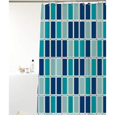 Imagem de CORTINA BOX PEVA 1.80X1.60M PASTILHADO AZUL 818916