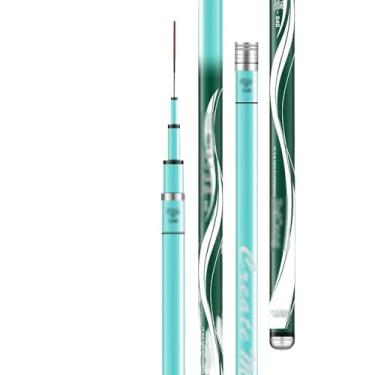 Imagem de Vara de Pesca de Viagem Vara de Pesca Mão Ultra Leve Carbono 28 Ajustável Grande(5.4M)