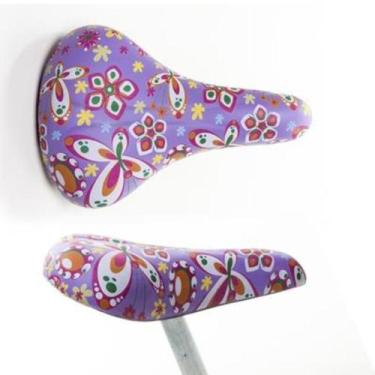 Imagem de Banco Selim Kvs Canotinho KF-317 Canote Bike Infantil Lilás - Kalf