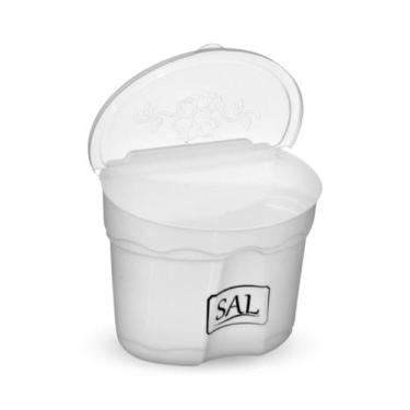 Imagem de Saleiro De Plástico Com Suporte Para Pendurar 1 Litro 1kg - Plásticos 