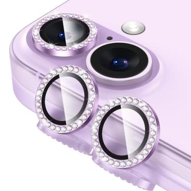 Imagem de Tensea Protetor de tela para câmera de iPhone, vidro temperado 9H, transparente, anel individual de metal para iPhone 6,3 polegadas