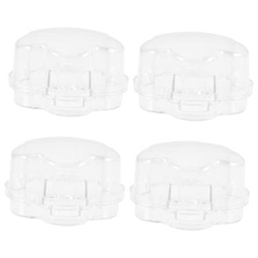 Imagem de 4 peças tampa de proteção a gás fogão tampa de fogão infantil à prova de crianças tampas de maçaneta de fogão a gás travas protetores de botão de gás recém-nascido fogão a gás natural plástico/267