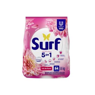 Imagem de Lava Roupas em Pó Mix de Flores Profissional 5,6kg Surf