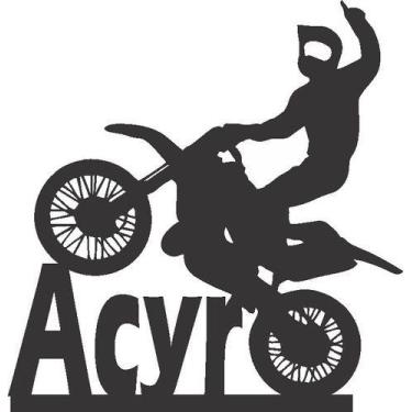 Imagem de 10 Centros De Motocross, Moto De Trilha Pintados Dois Lados - Ecolaser