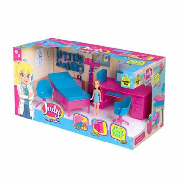 Imagem de Samba Toys Judy: Clínica, Pets e Casa Completa c/Acessórios, Medica ju