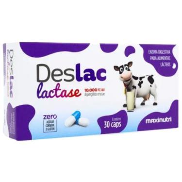 Imagem de DESLAC Lactase 10.000 FCC 30 cápsulas - Maxinutri