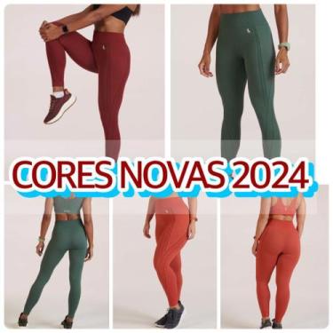 Imagem de Calça legging feminina Max Lupo original, Azul 2660, GG