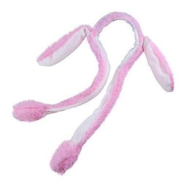 Imagem de Banda de cabelo de coelho Topwon, fofa coelhinha de pelúcia com orelha