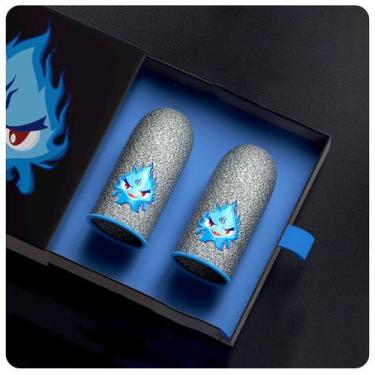 Imagem de Luva De Dedo Gamer Pra Jogar Free Fire Competitivo Pro BRILHA NO ESCUR